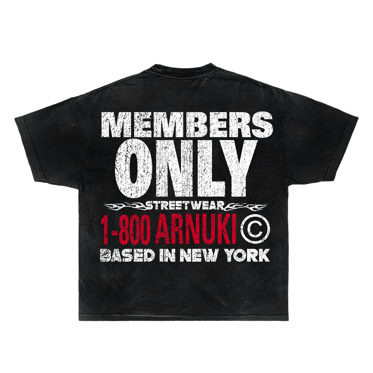 Arnuki Takeover Streetwear Tee Black Cotton True To Size Graphic Tee For Everyday Street Style-1