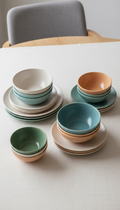 Stackable Ceramic Dinnerware Set
